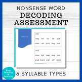 Elementary Nonsense Word Reading Phonics Test Assessment 6