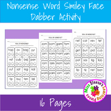 Nonsense Word Smiley Face Dabber Activity