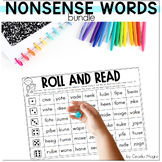 Nonsense Words Bundle Nonsense Word Fluency Practice