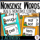Nonsense Words - Fluency Practice - Decoding Real & Nonsen