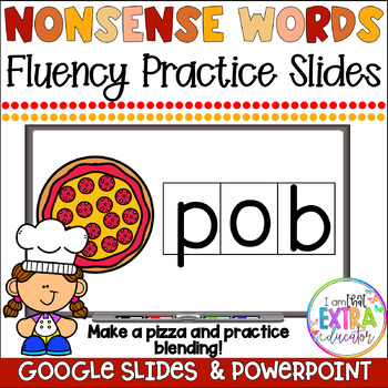 Preview of Nonsense Word Fluency Practice Games |  Successive Blending | Test Prep