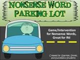 Nonsense Words Parking Lot ( RtI game)