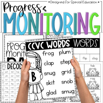 Preview of Decoding Real and Nonsense Words | Progress Monitoring IEP Goals