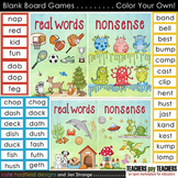 Nonsense Words / Real Words Sorting Activity - reading flu