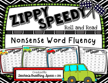 Preview of Nonsense Words  |  Roll And Read Nonsense Word Fluency Game