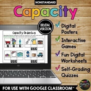 Preview of Nonstandard Capacity Digital Version for Google Classroom™ Distance Learning