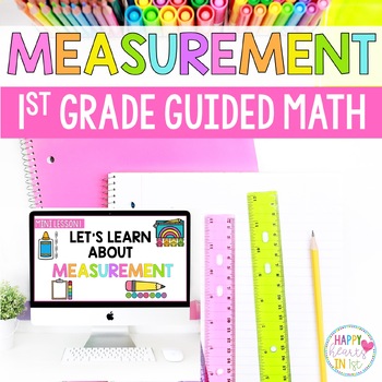 Preview of Nonstandard Measurement 1st Grade Guided Math Unit Activities and Lessons