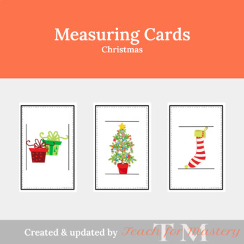 Preview of Nonstandard Measurement: Christmas Measuring Cards
