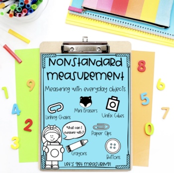 Nonstandard Measurement Traceable Math Anchor Charts by Sweetnsauerfirsties