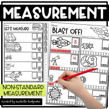 Preview of Nonstandard Measurement Worksheets Activities Math Printables No Prep