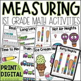 Nonstandard Measurement and Measuring in Inches Worksheets