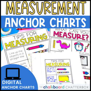 Nonstandard and Standard Measurement Anchor Charts by Chalkboard Chatterbox