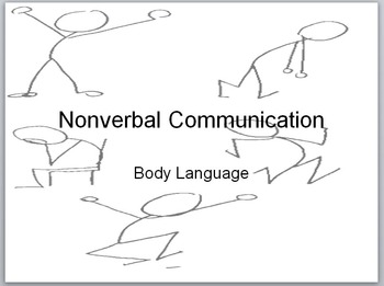 Preview of Nonverbal Communication PowerPoint w/ Notes Handout for Students and Answer Key