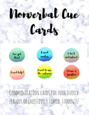 Visual Cue Cards: Watercolor Cards for Overly talkative or
