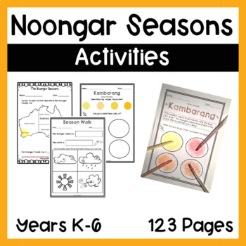Preview of Noongar-Seasons-Worksheet