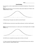 Normal Distribution with Normal Curves and Empirical Rule 