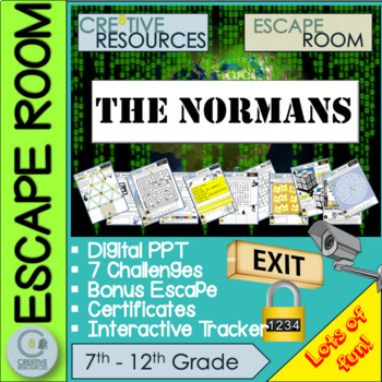 Preview of Norman England History Escape Room