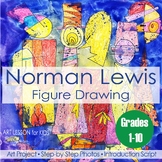 Norman Lewis: Figure Drawing Art Lesson for Kids