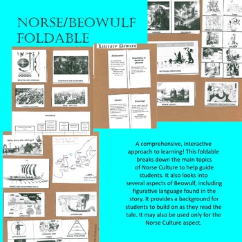 Preview of Norse/Beowulf Foldable