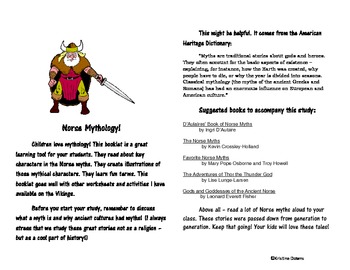 Preview of Norse Mythology Booklet