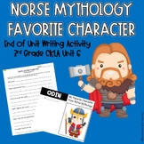 Norse Mythology Character Writing | End of Unit Activity |