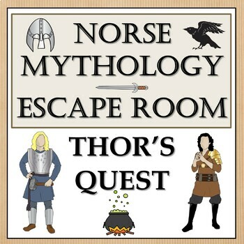 Preview of Norse Mythology Escape Room - Thor's Quest