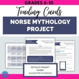 Norse Mythology Project Trading Cards High School