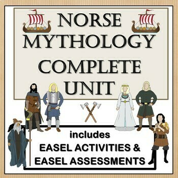 Preview of Norse Mythology Unit, Campbell Hero’s Journey, Lord of the Rings, Marvel Thor