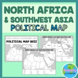 North Africa and Southwest Asia Political Map Set