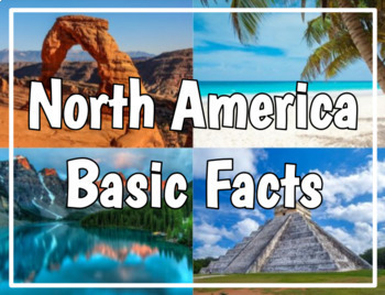 Preview of North America Basic Facts Notes