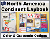 North America Continent Lapbook
