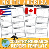North America Country Research Report Templates | Countrie