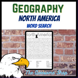 North America Country Word Search