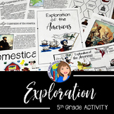 North America Exploration Activity for 5th Grade Social Studies