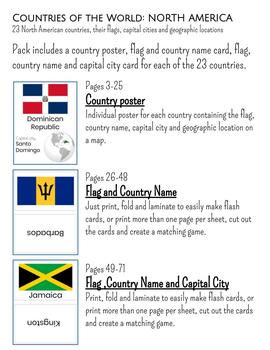 flags of north american countries