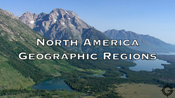 Preview of North America Geographic Regions Youtube Video Worksheet