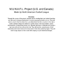 North America Geography Football Franchise Creation Project