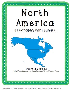 Preview of North America Geography Mini Bundle