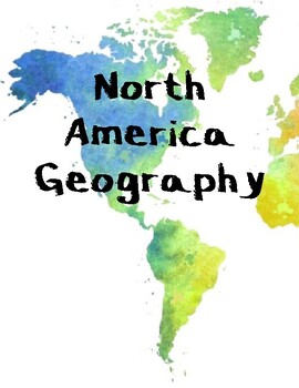 Preview of North America Geography (Reading Comprehension and Mapping Workbook)