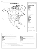 North America Labeling Map