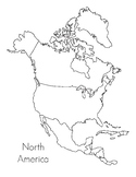 North America Map- Montessori