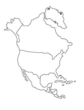 Preview of North America Montessori Map Legend