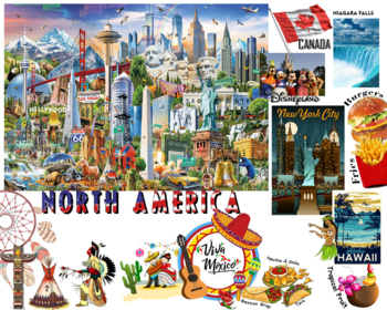 Preview of North America Poster 24 by 30 inches