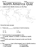 North America Quiz (SOL 3.6)