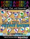 North America South America Classroom Decor Make Your Own 
