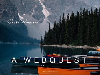 Preview of North America Webquest (World Geography and History)