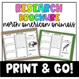 North American Animal Research Brochures (Print & Go!)
