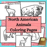 North American Animals Coloring Pages