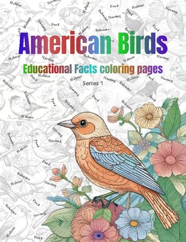 North American Birds Educational Series 1 - 10 Bird Coloring Pages