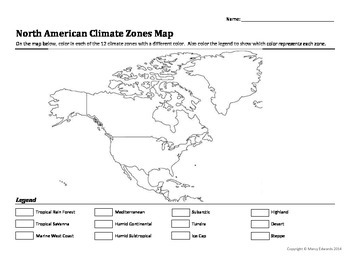 climate zones worksheet teaching resources teachers pay teachers